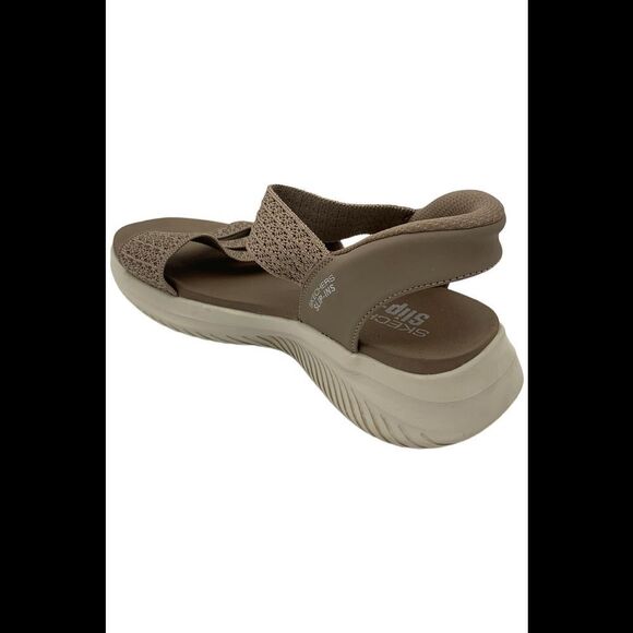 Skechers Women's Slip-ins Washable Knit Ultra Flex 3.0 Sandals Mocha - Medium - Picture 3 of 3
